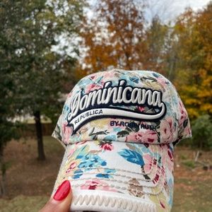 Baseball Cap Hat Dominican Republica by Robin Ruth